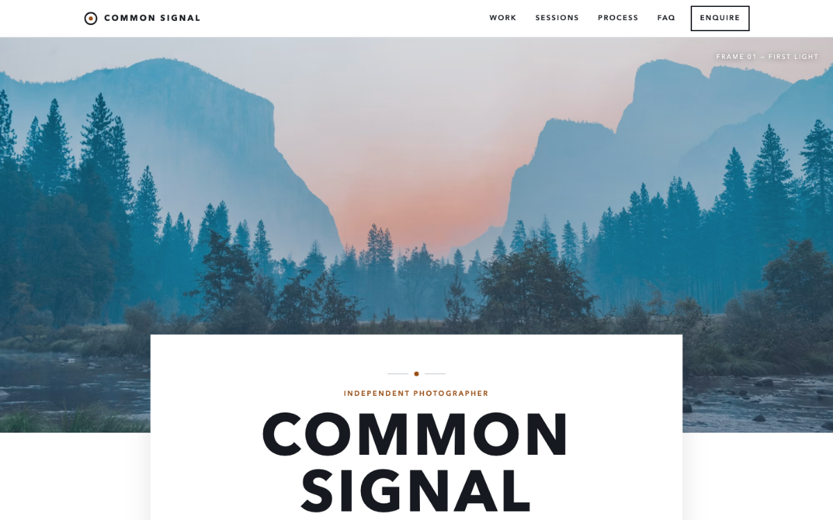 Common Signal Photographer