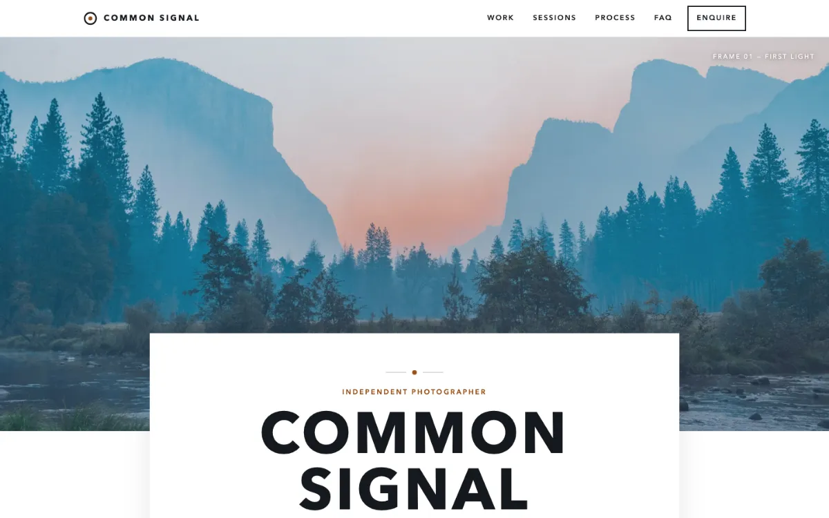Common Signal Photographer