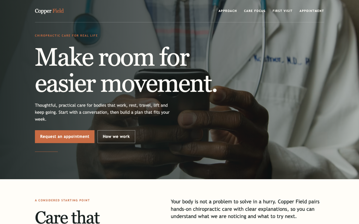 Copper Field Chiropractor