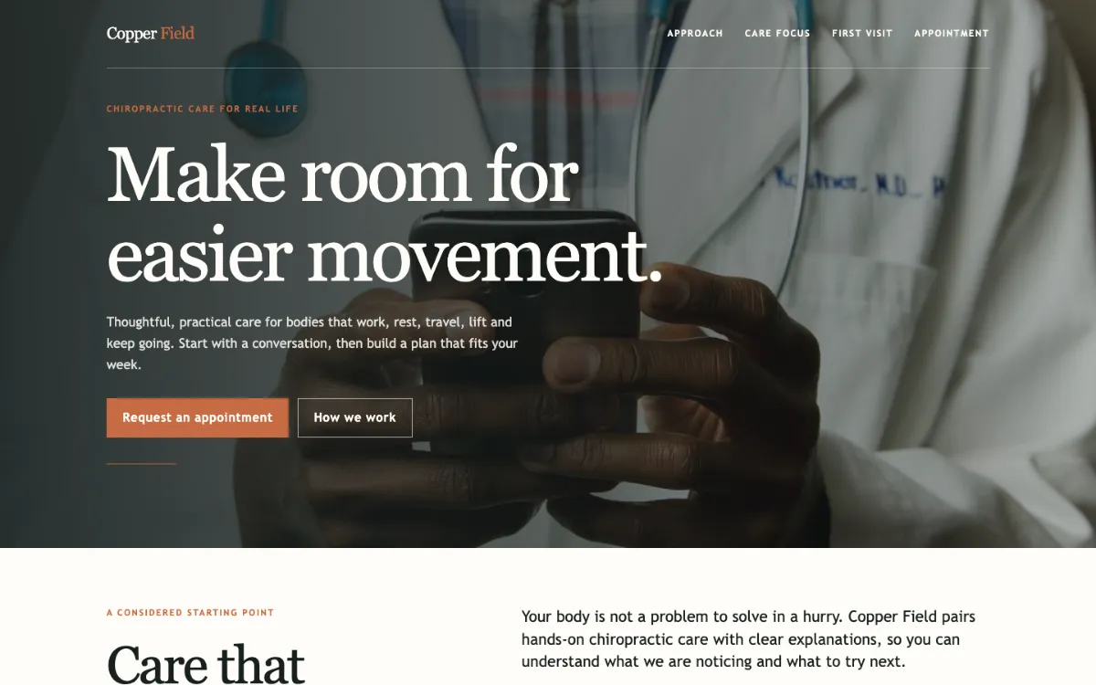 Copper Field Chiropractor