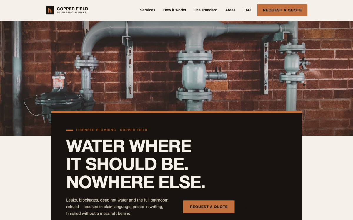 Copper Field Plumber