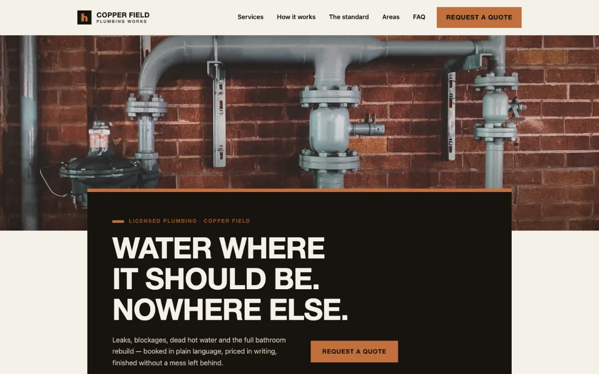 Copper Field Plumber