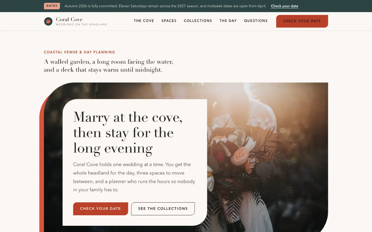 Coral Cove Wedding