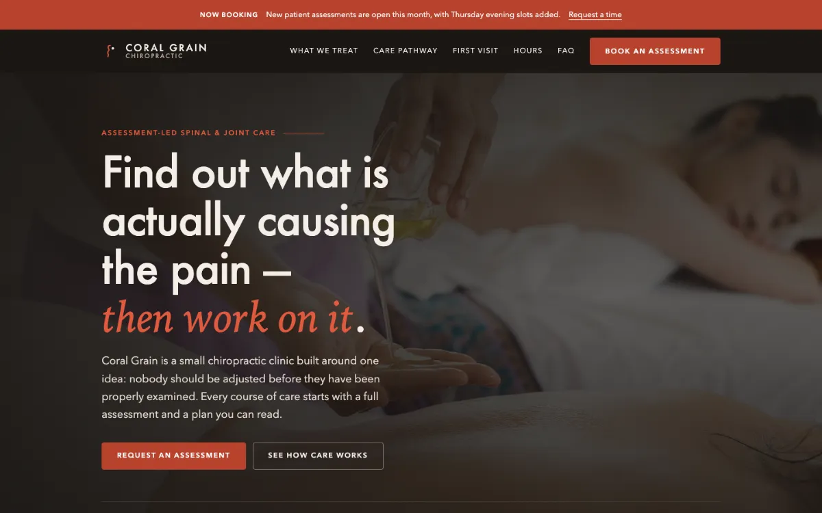 Coral Grain Chiropractor