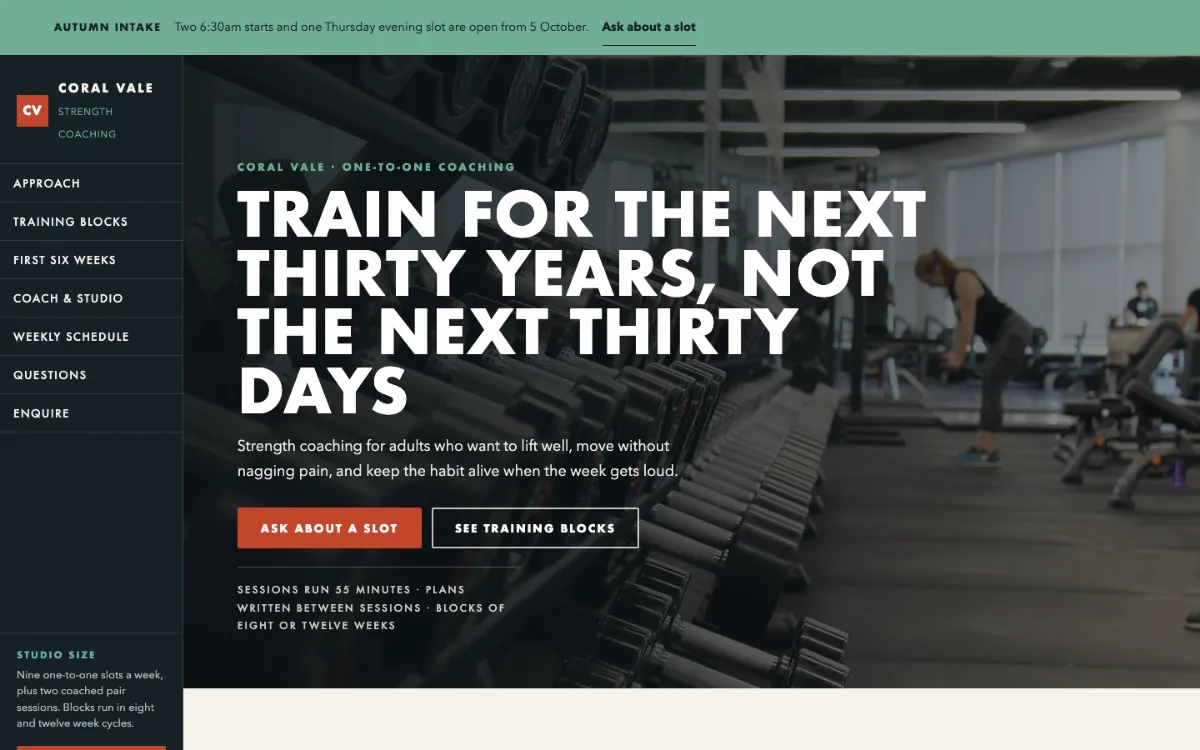 Coral Vale Personal Trainer