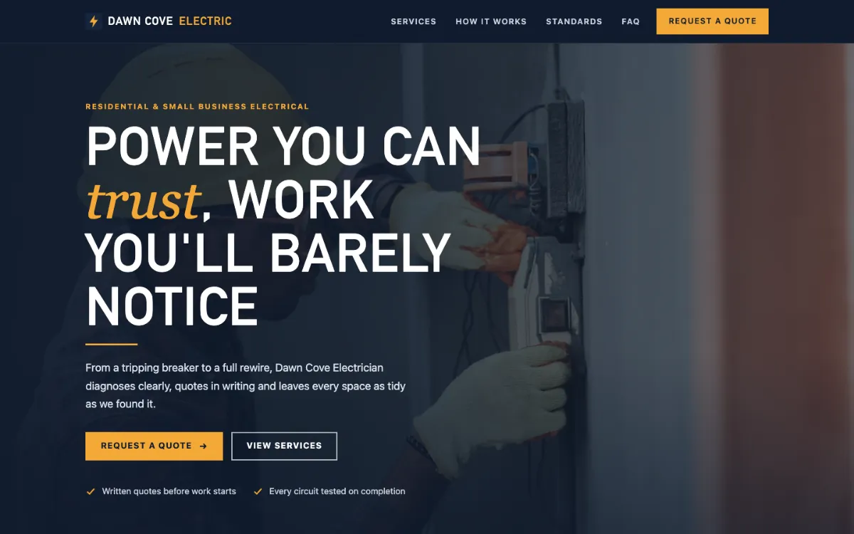 Dawn Cove Electrician