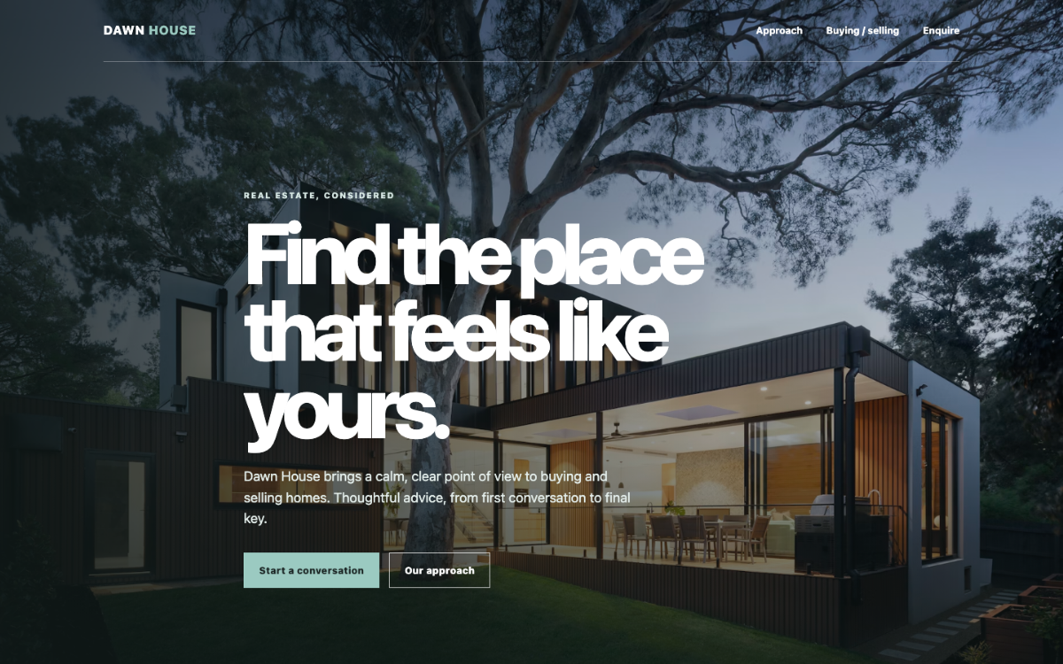 Dawn House Real Estate Agent