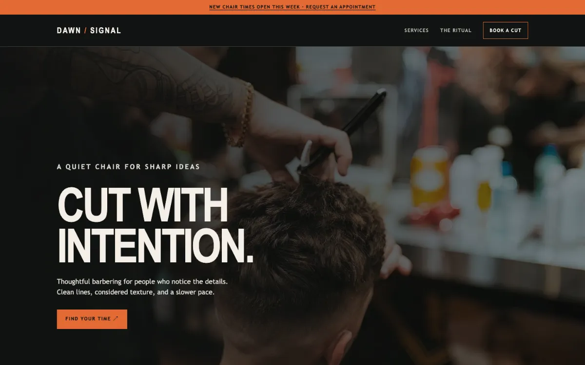 Dawn Signal Barber