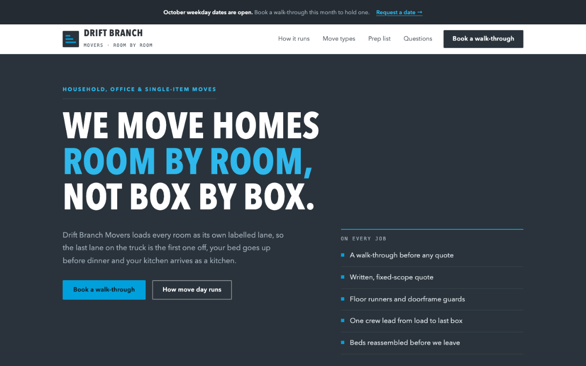 Drift Branch Movers