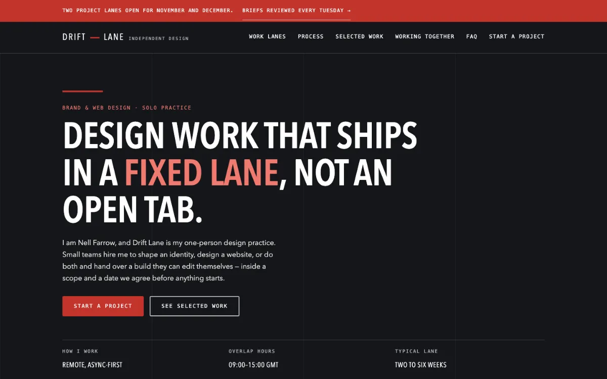 Drift Lane Freelancer