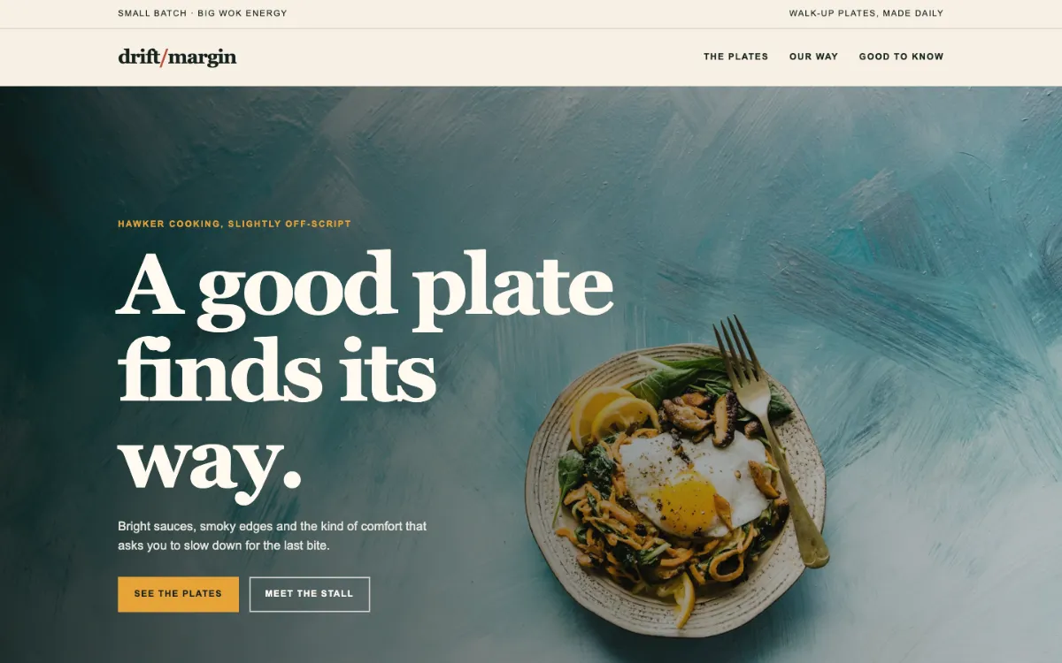Drift Margin Hawker Stall