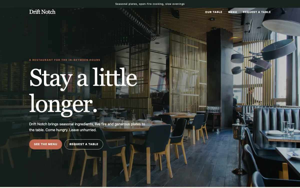 Drift Notch Restaurant