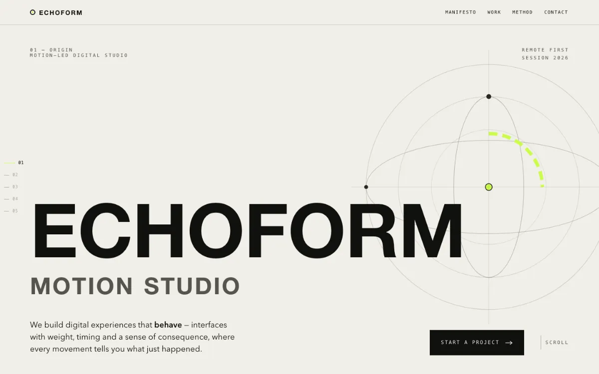 Echoform Motion Studio