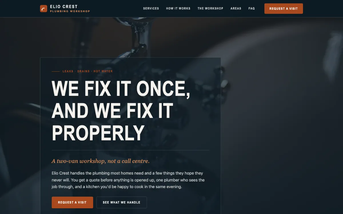 Elio Crest Plumber