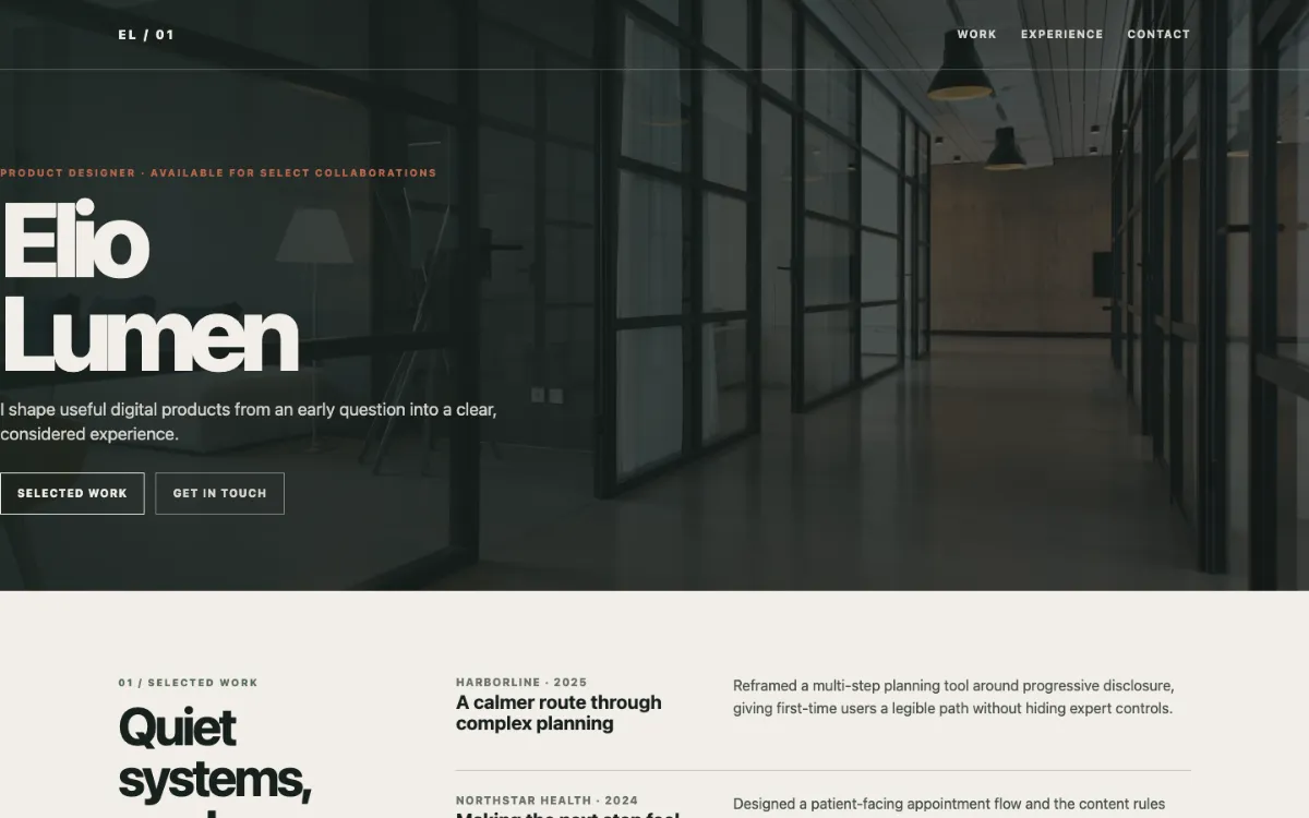 Elio Lumen Resume