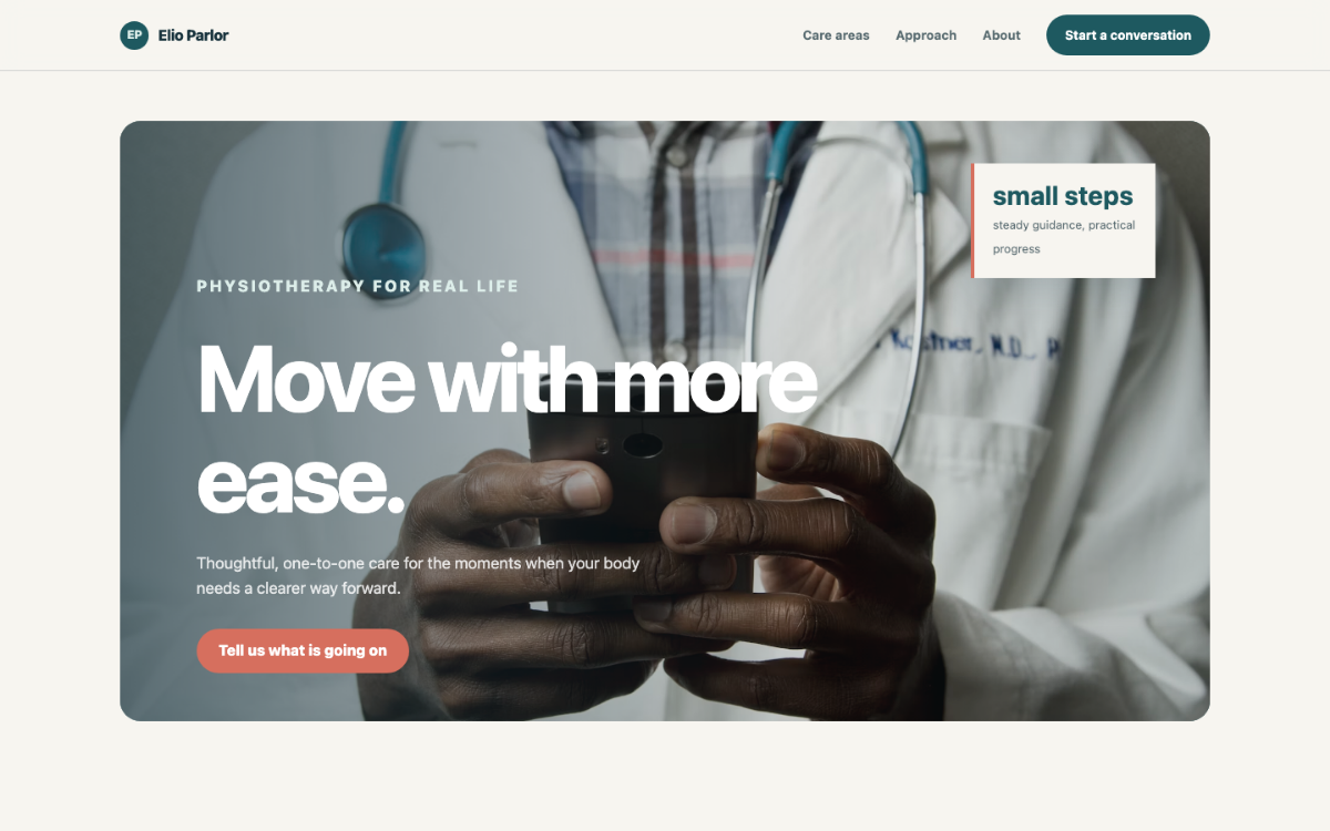 Elio Parlor Physiotherapist