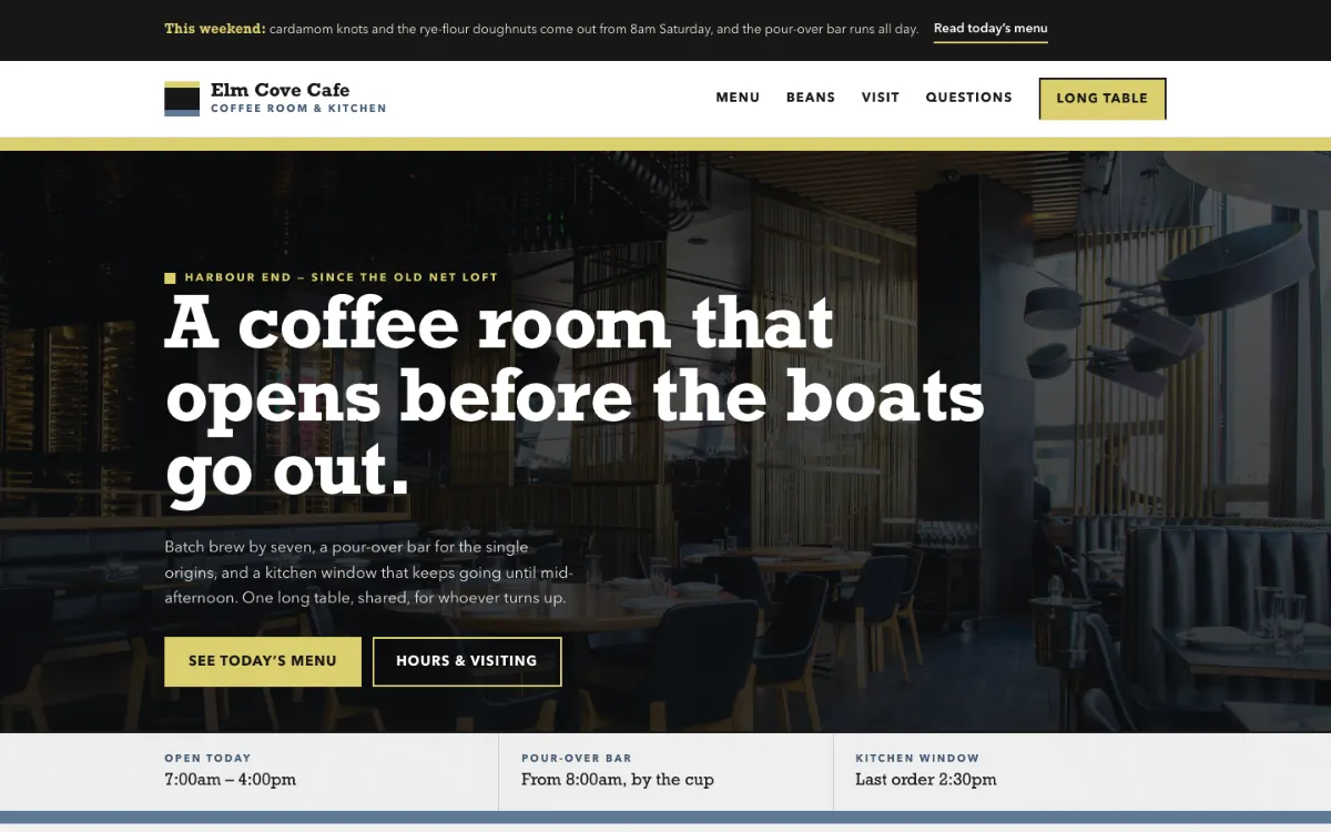 Elm Cove Cafe