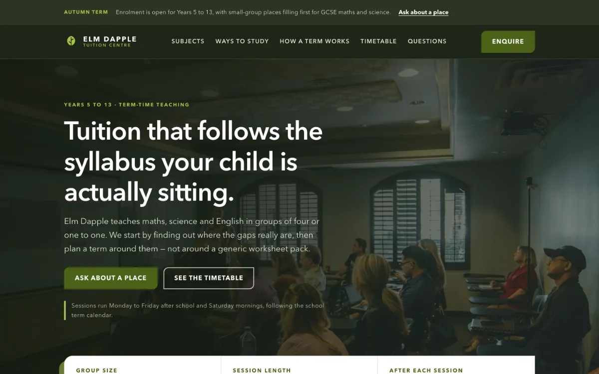Elm Dapple Tuition Centre