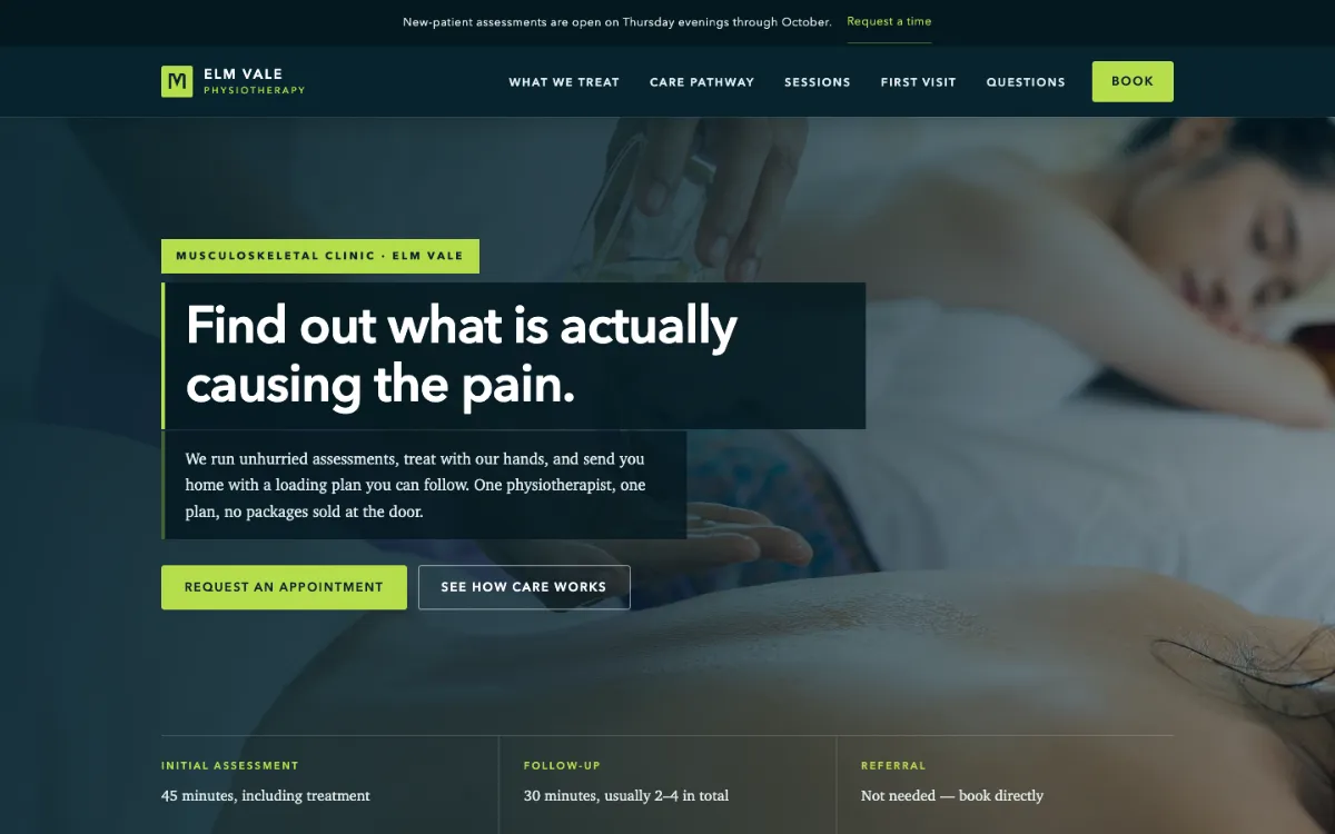 Elm Vale Physiotherapist