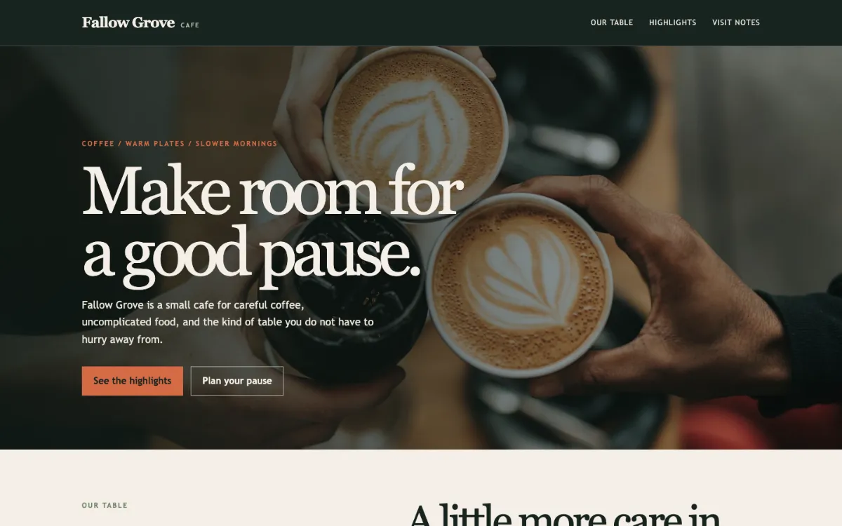 Fallow Grove Cafe