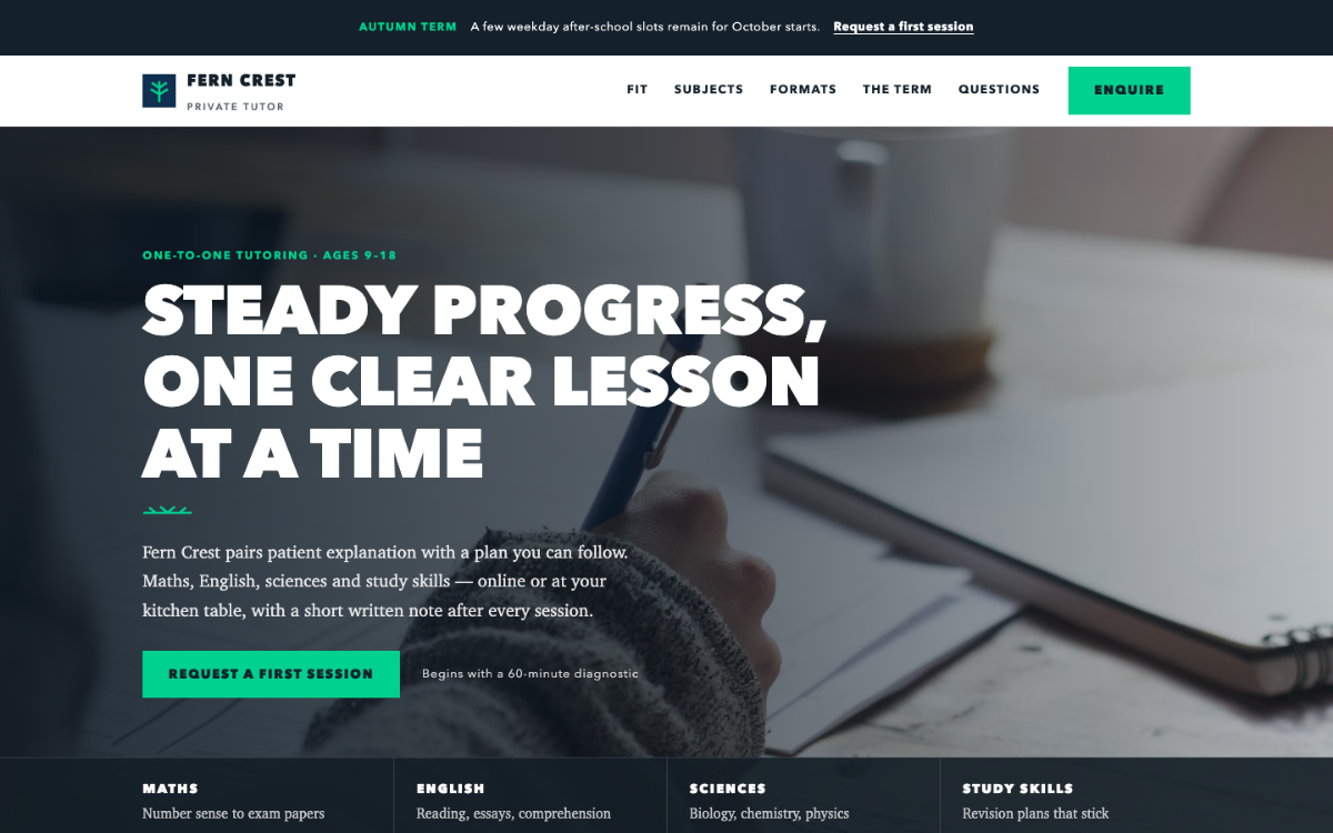 Fern Crest Private Tutor