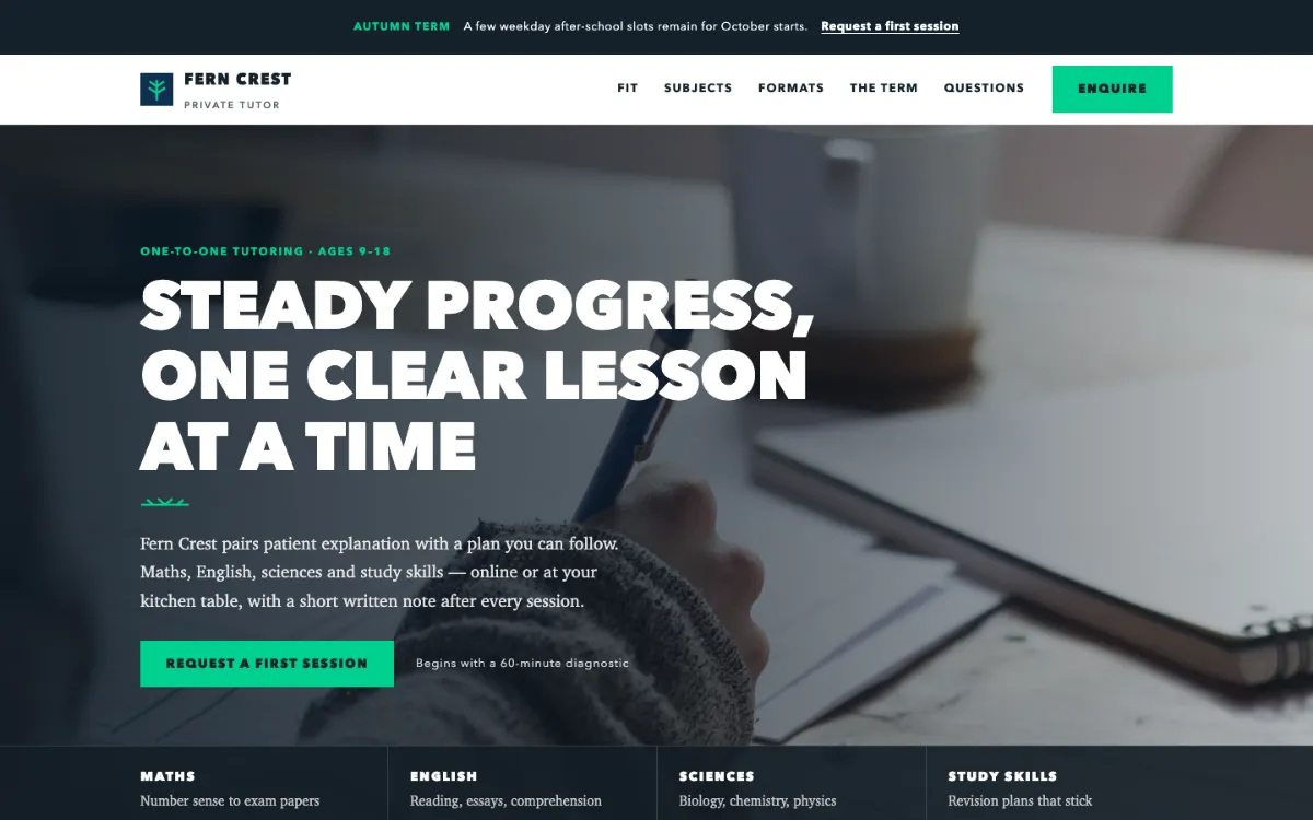 Fern Crest Private Tutor