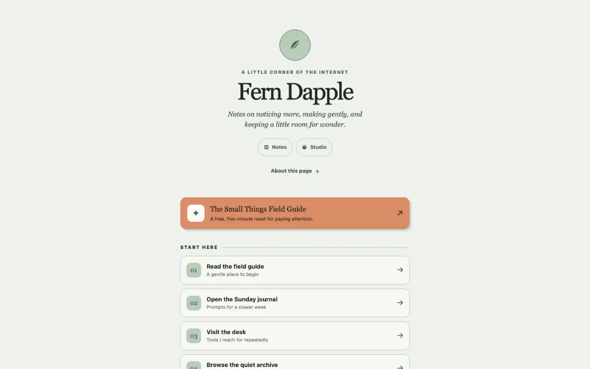 Fern Dapple Link In Bio