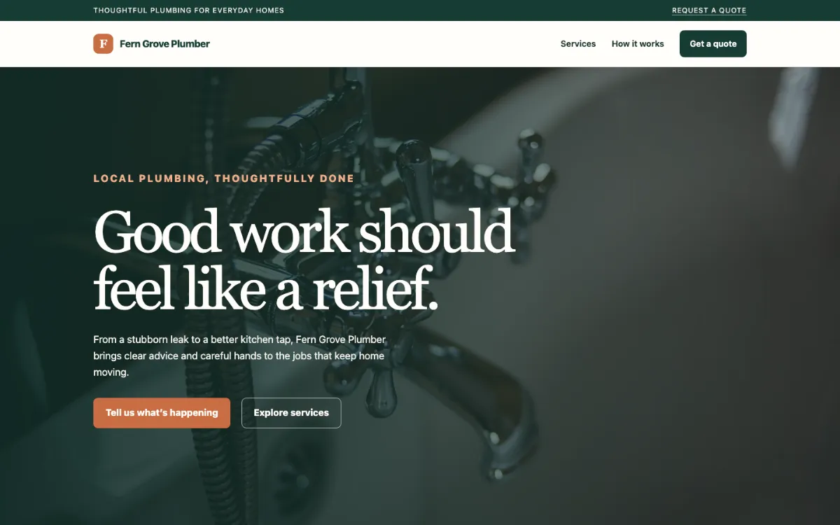 Fern Grove Plumber