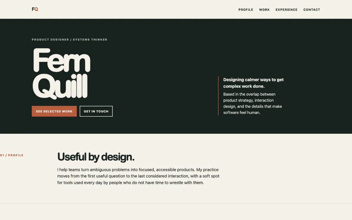 Fern Quill Resume