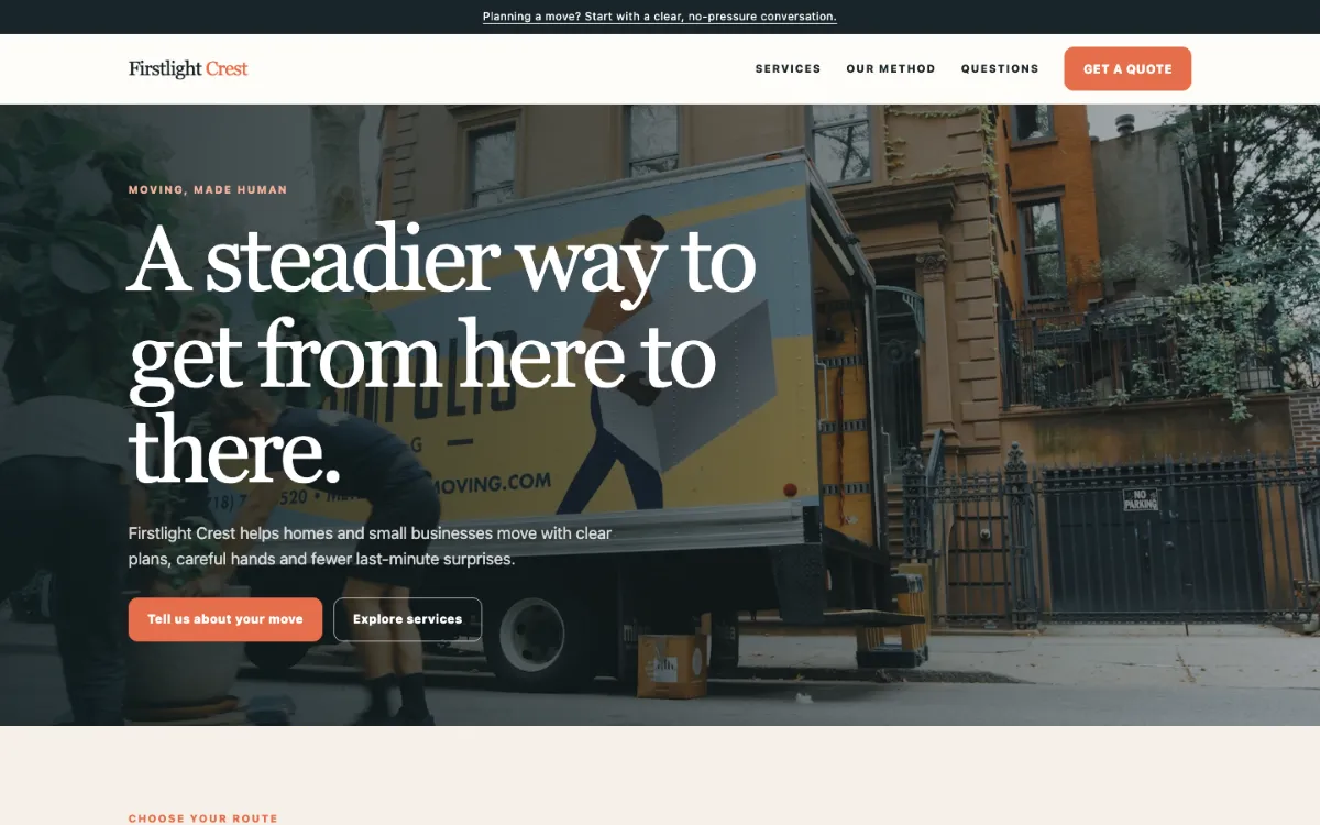 Firstlight Crest Movers