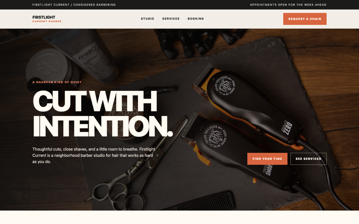 Firstlight Current Barber