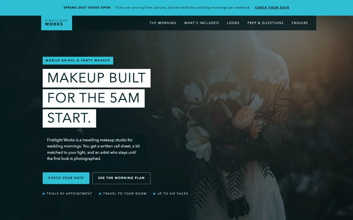 Firstlight Works Bridal Makeup