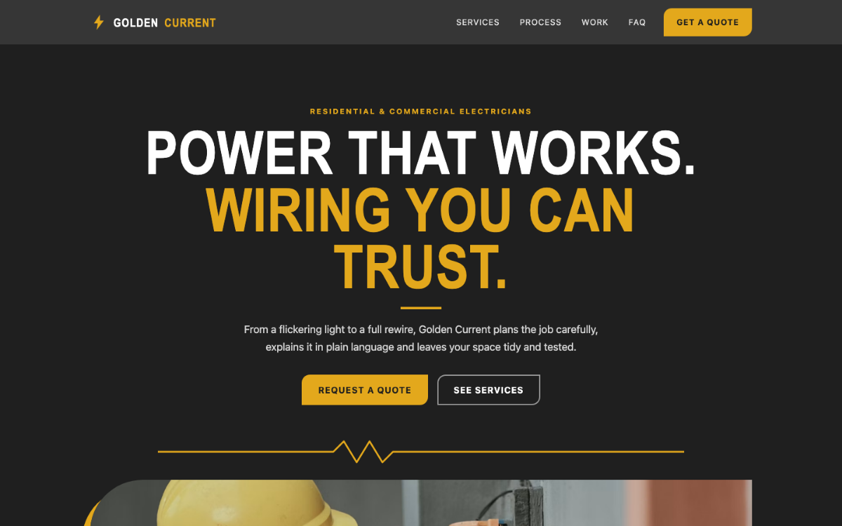 Golden Current Electrician