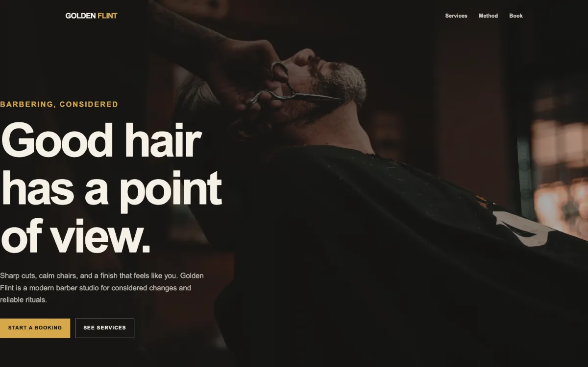 Golden Flint Barber