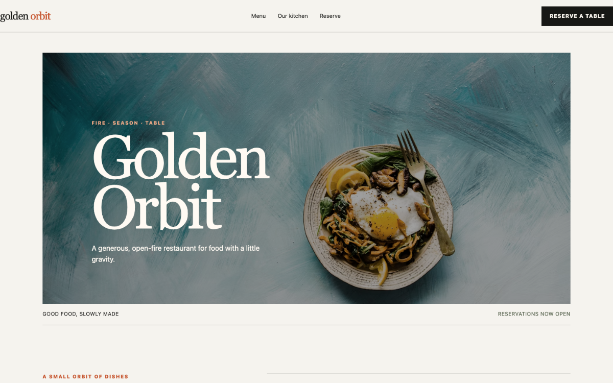 Golden Orbit Restaurant