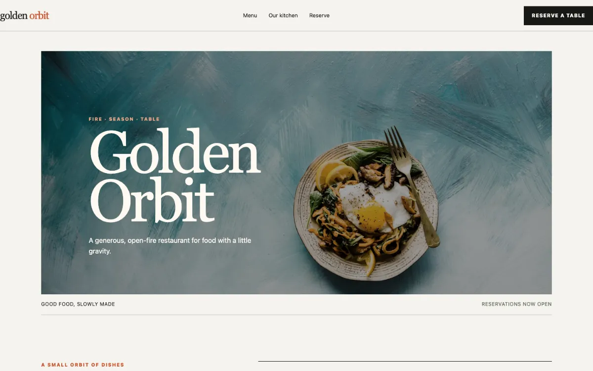 Golden Orbit Restaurant