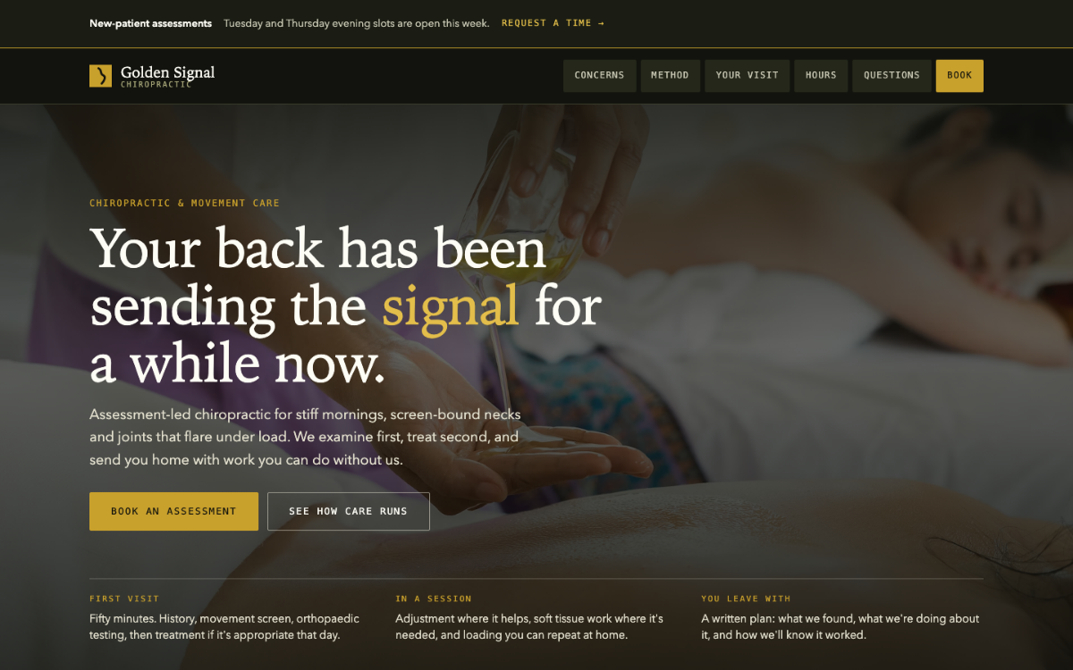 Golden Signal Chiropractor
