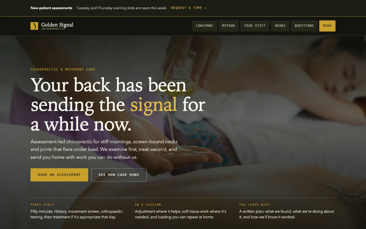 Golden Signal Chiropractor
