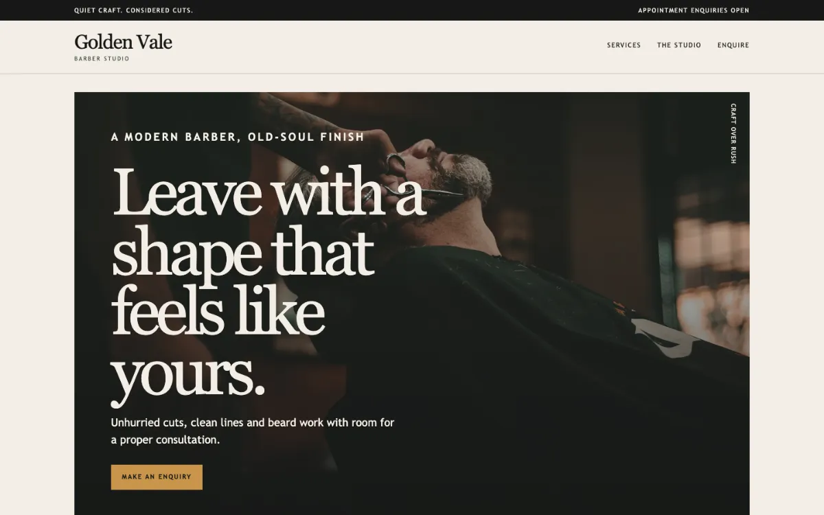 Golden Vale Barber