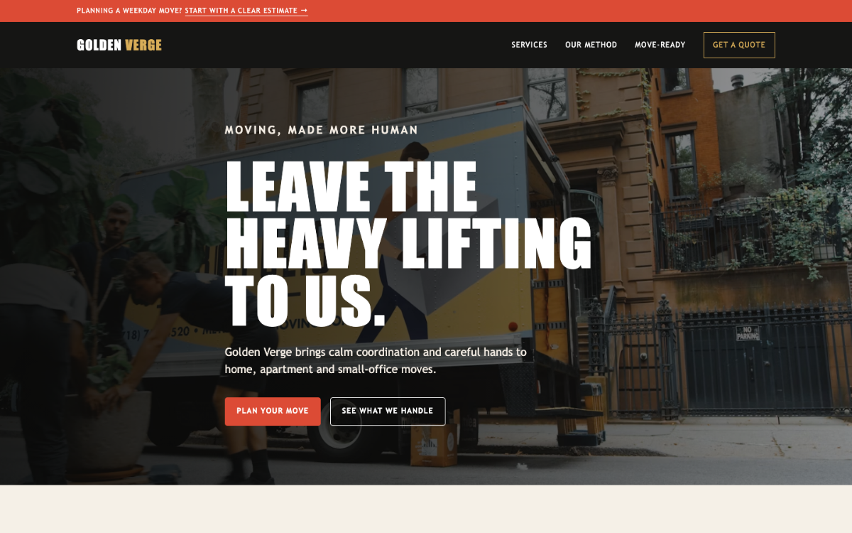 Golden Verge Movers