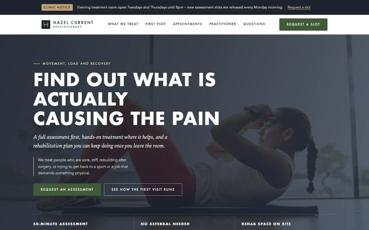 Hazel Current Physiotherapist