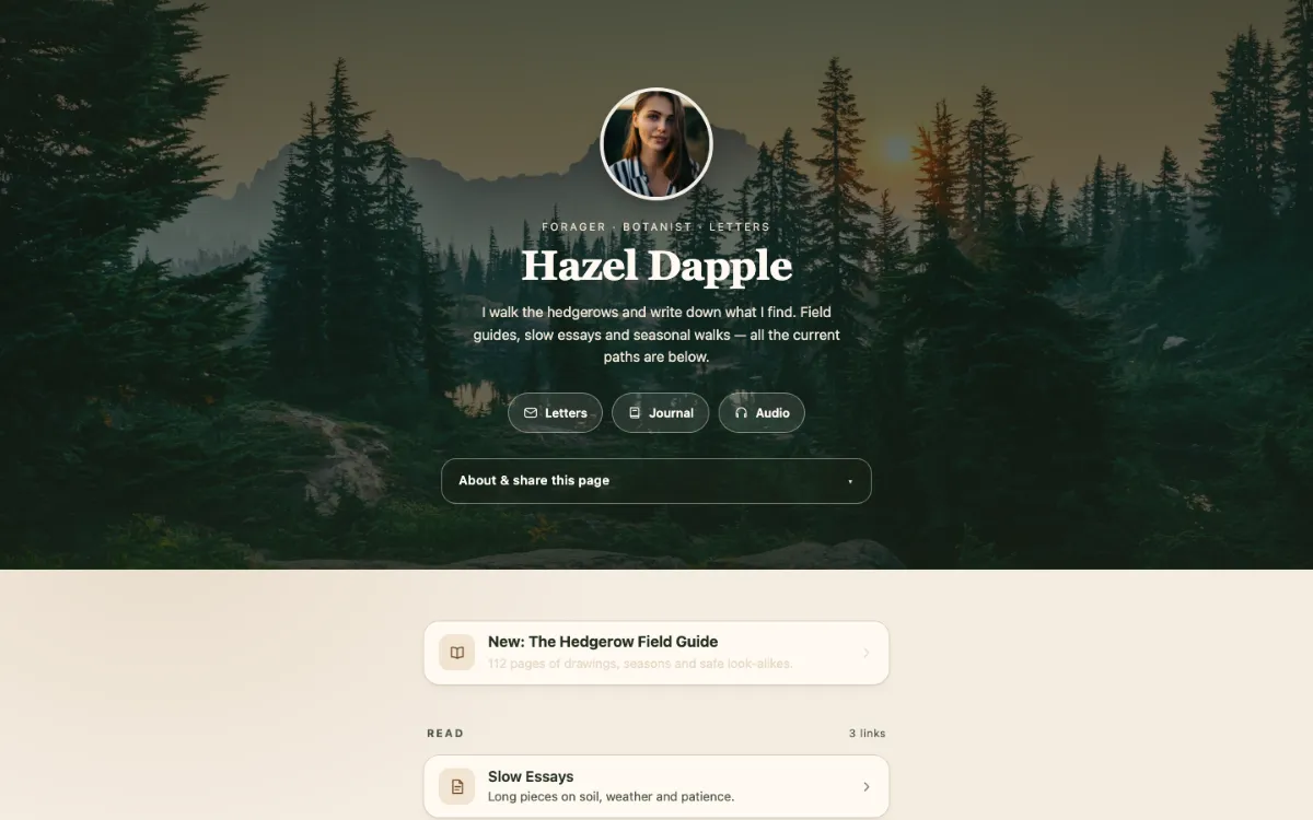 Hazel Dapple Link In Bio