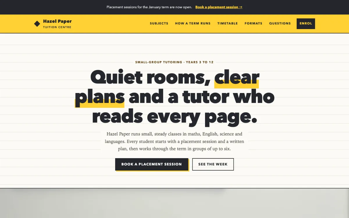 Hazel Paper Tuition Centre