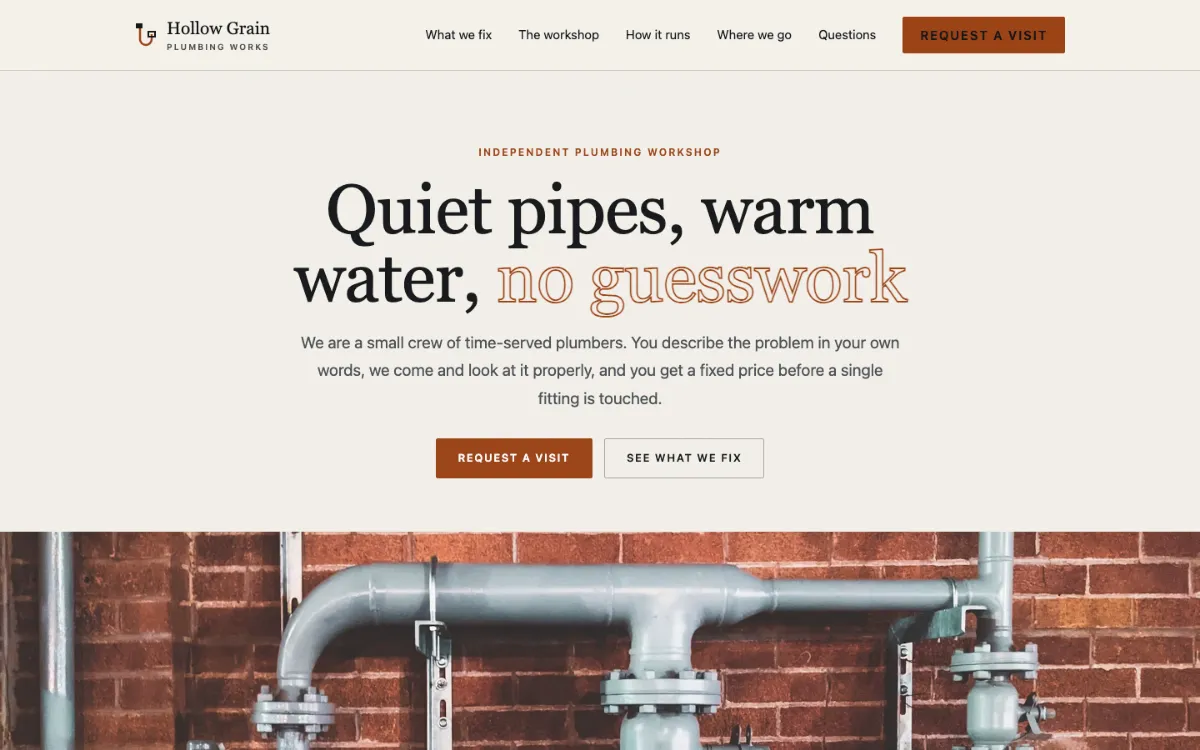 Hollow Grain Plumber