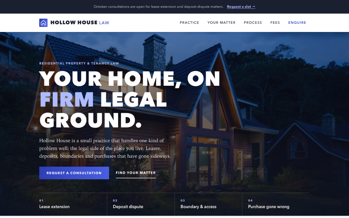 Hollow House Lawyer