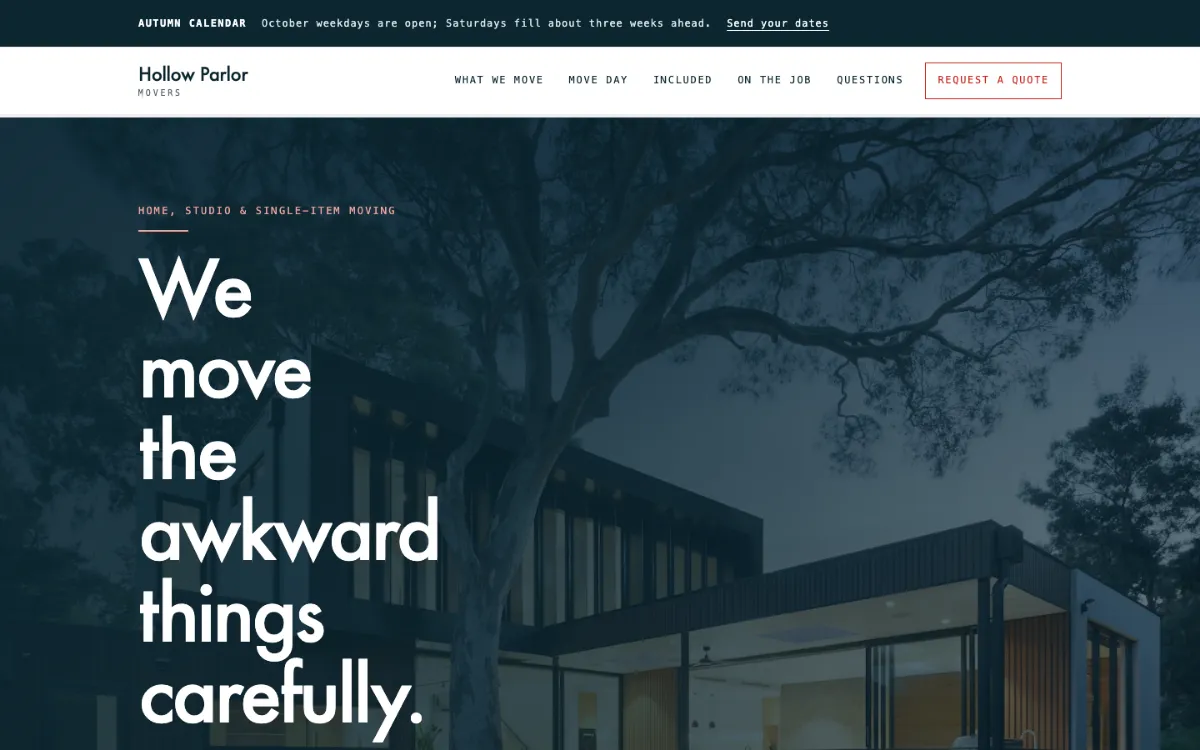 Hollow Parlor Movers