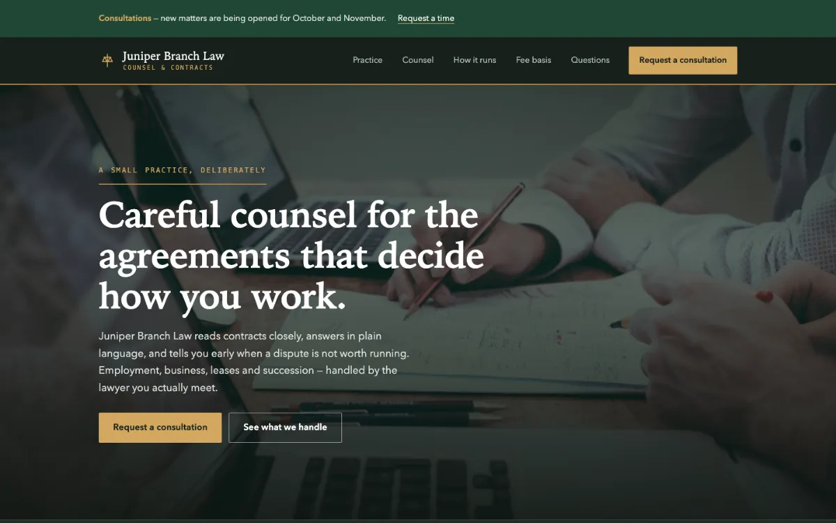 Juniper Branch Lawyer