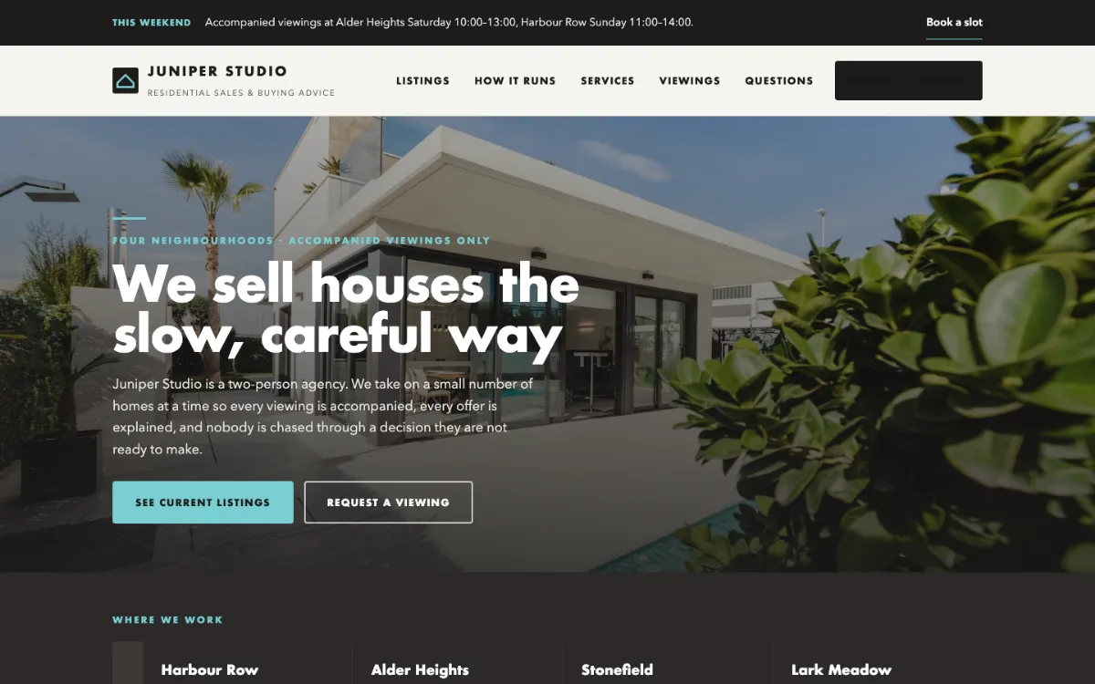 Juniper Studio Real Estate Agent