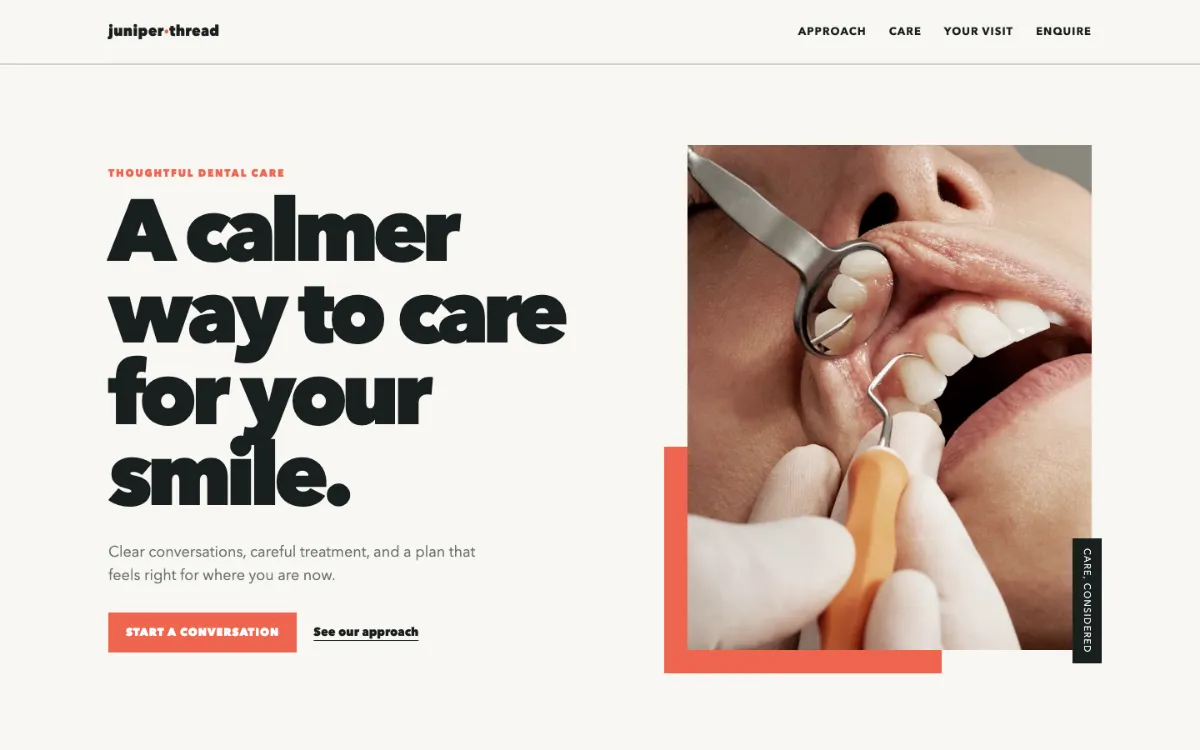 Juniper Thread Dentist