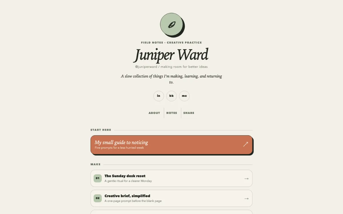 Juniper Ward Link In Bio